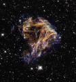 Celestial Fireworks - Sheets of Debris From a Stellar Explosion